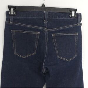 Uniqlo Slim Straight Mid Rise Jeans Kaihara Selvedge Denim Dark‎ Wash 30x28